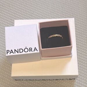 Pandora Gold Ring Size 8.5